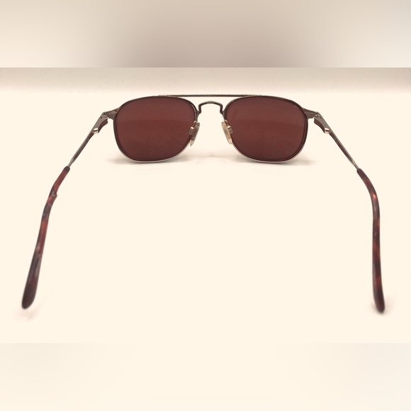 Vintage MGT NEW76 Tortoise Gold Pilot Sunglasses Frames Only - Picture 6 of 8